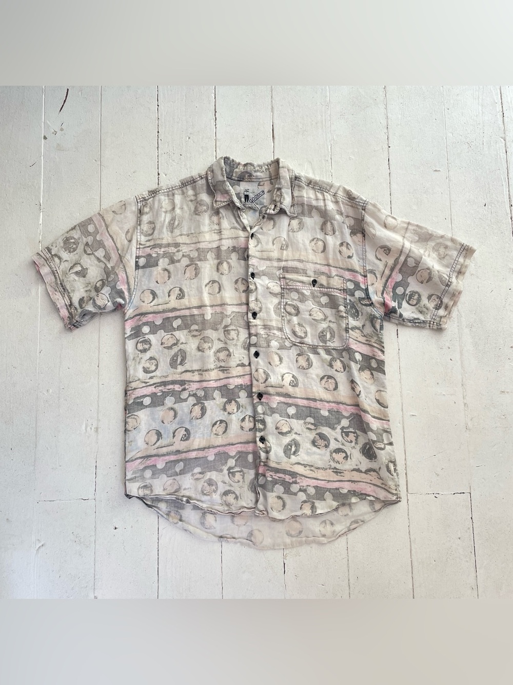 Vintage Goouch linen button up.